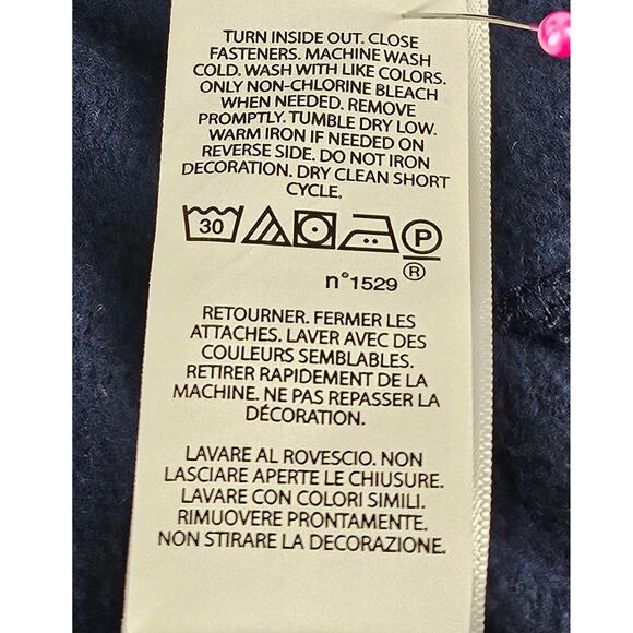 POLO RALPH LAUREN BLUE FULL ZIP HOODIE – TODDLER SIZE 5 - COTTON BLEND - Picture 11 of 11